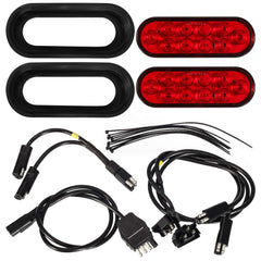 Partsam front packaging with two red oval lights showing durable build benefit