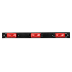 Partsam front view of 17-inch light bar showing bright visibility