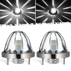 Partsam front view clear glass watermelon light shows bright visibility benefit