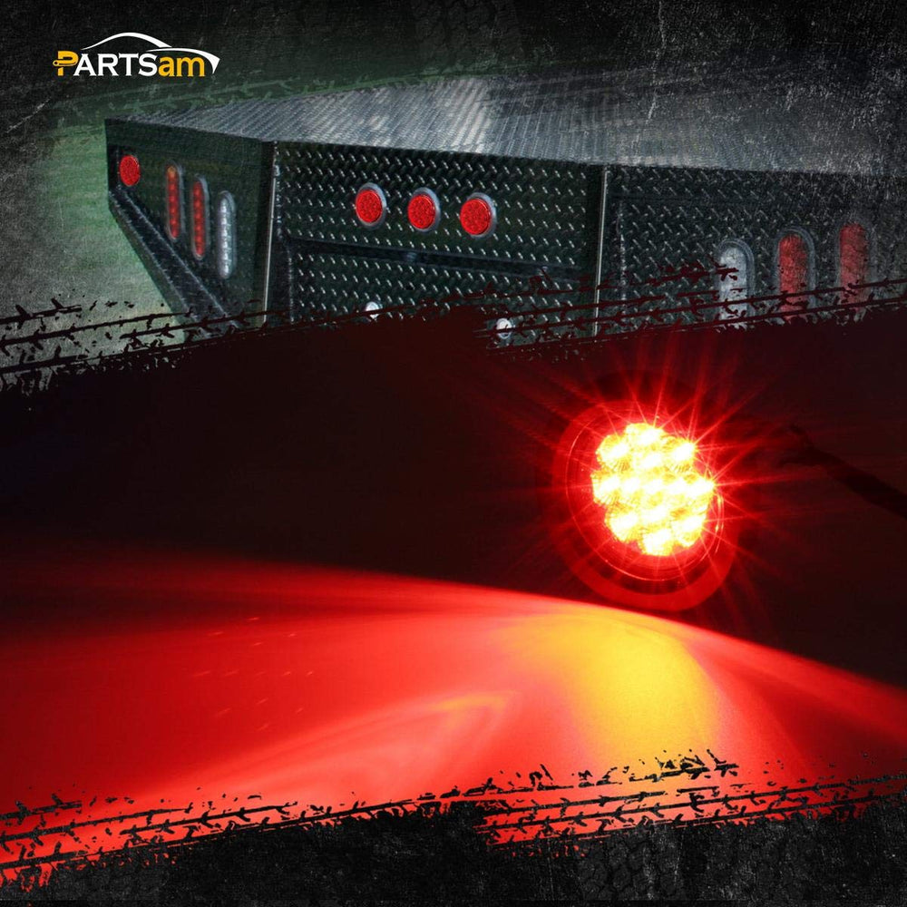 Partsam rubber grommet with two-wire pigtail for quick push-in installation and secure electrical connection
