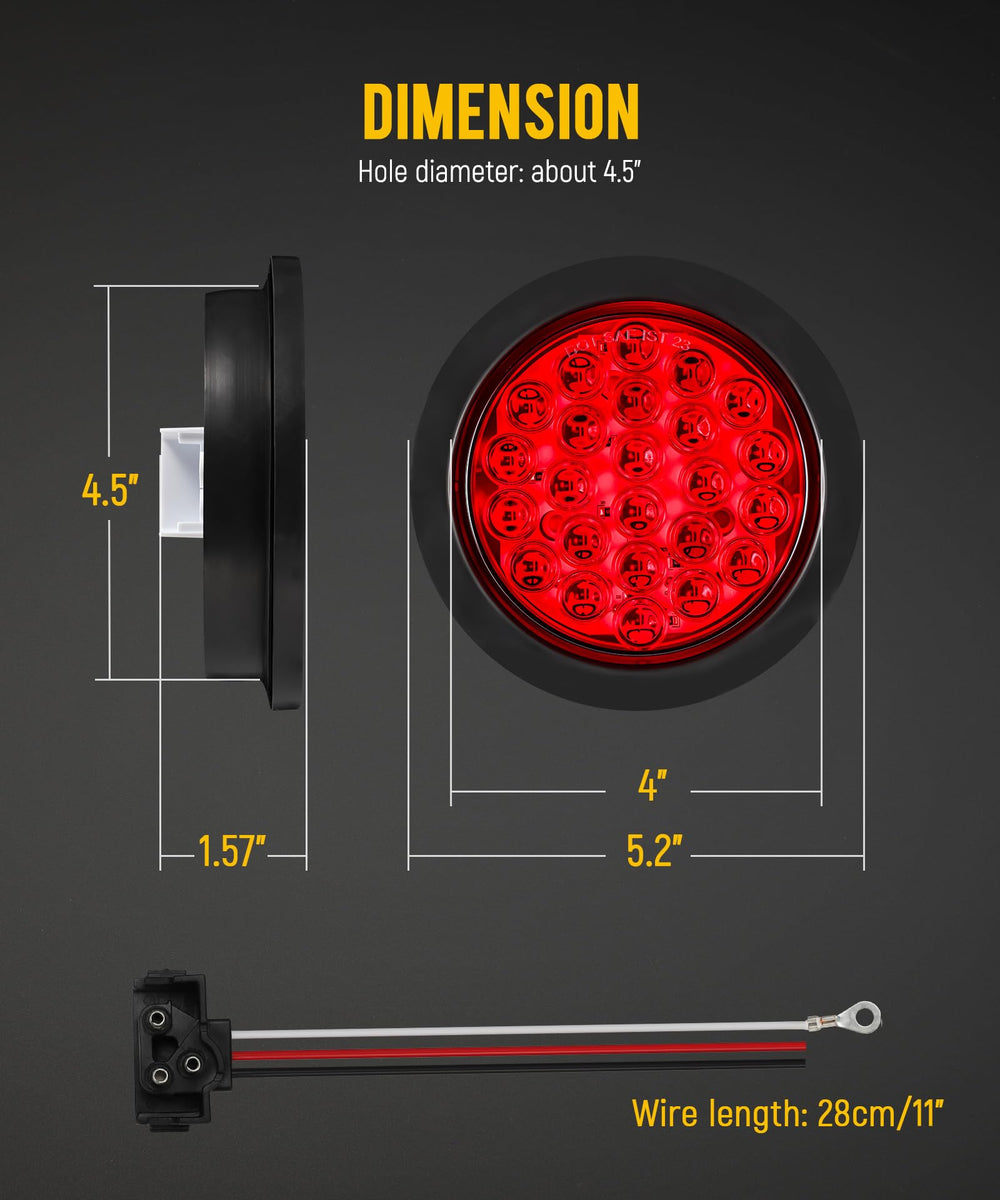 Partsam installed on trailer rear demonstrating improved rear visibility and safety
