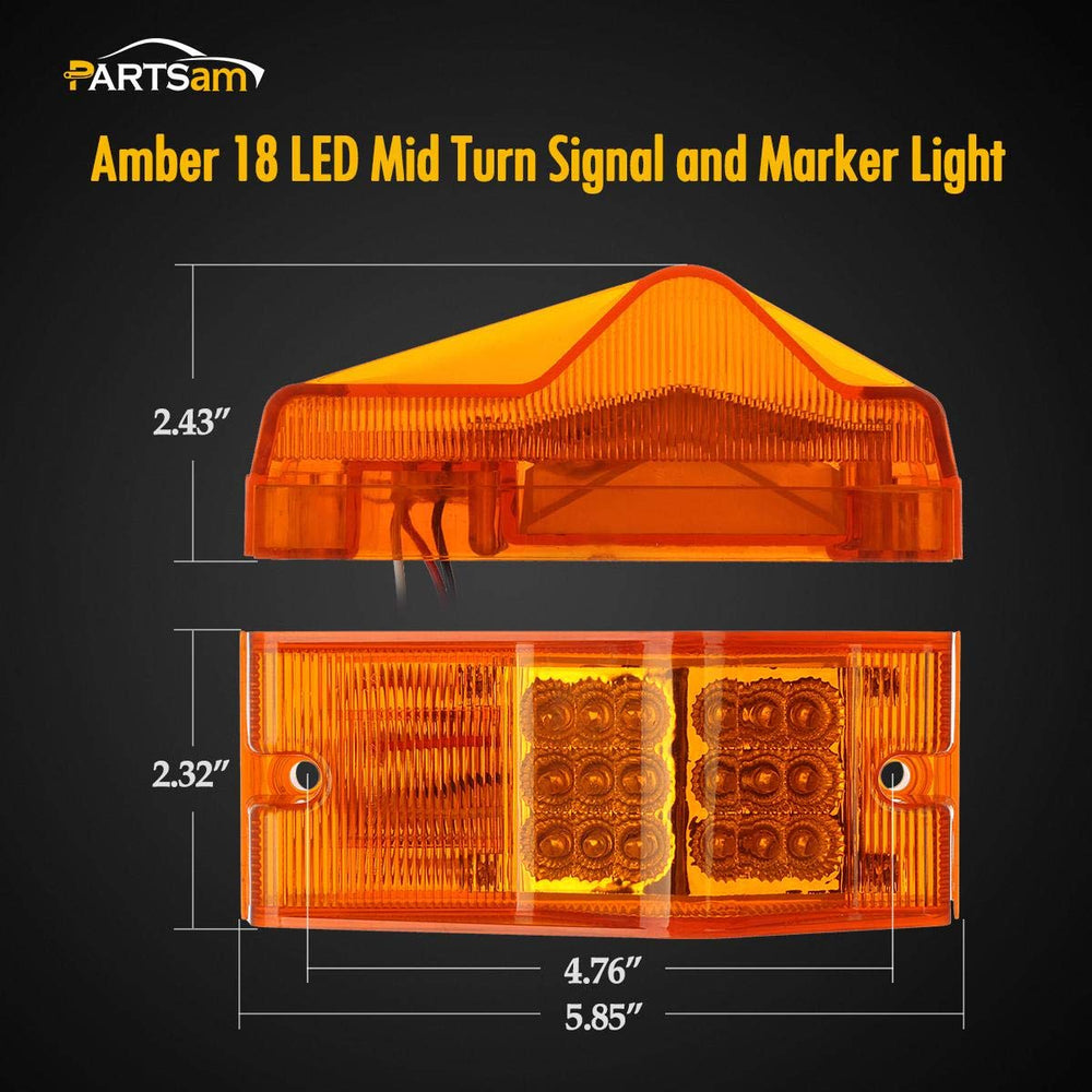 Partsam installed on trailer side demonstrating high visibility benefit