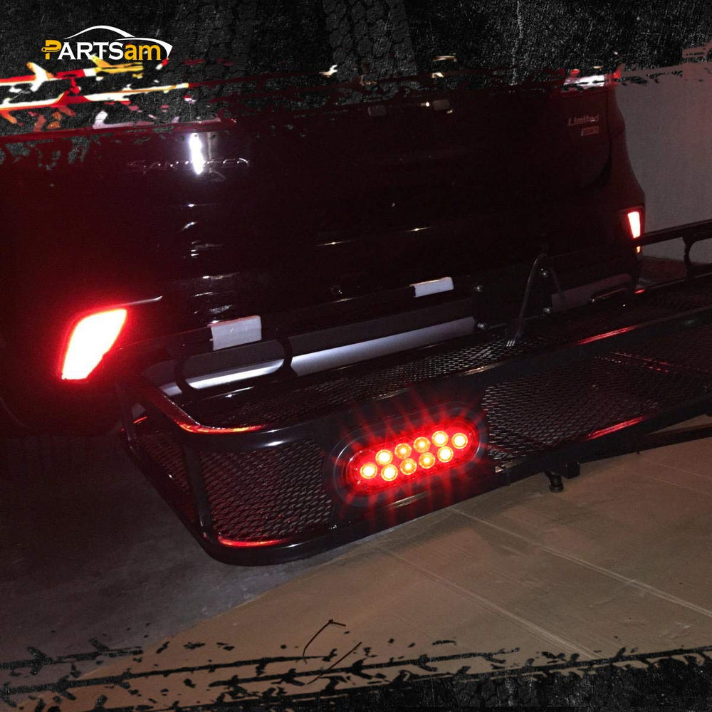 Partsam installed lights at night demonstrating clearer signaling and safety