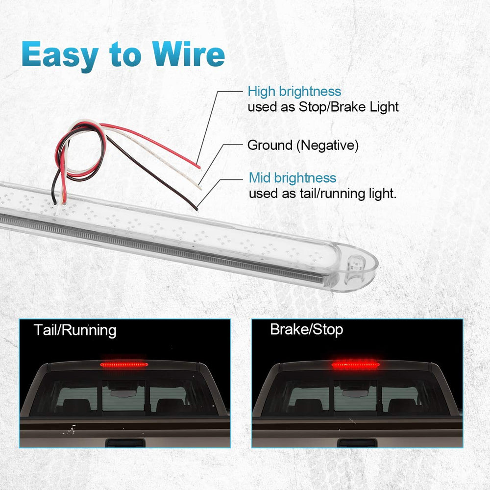 Partsam mounted on trailer at night providing improved rear visibility