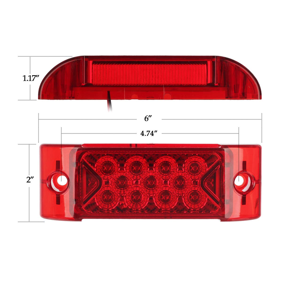 Partsam mounted on trailer rear demonstrating clear illumination and safety benefit