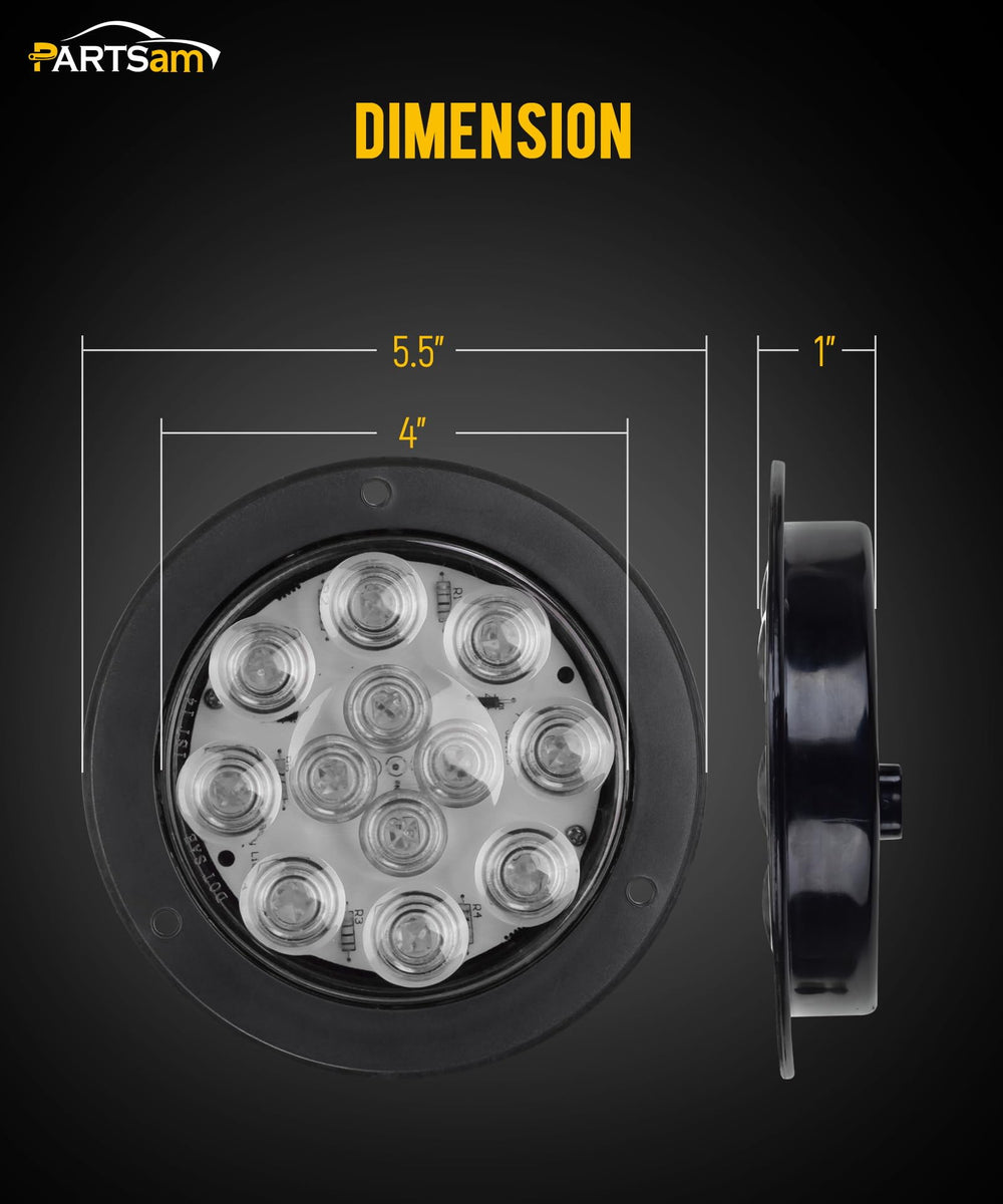 Partsam retail packaging with two lights ready, benefit quick replacement