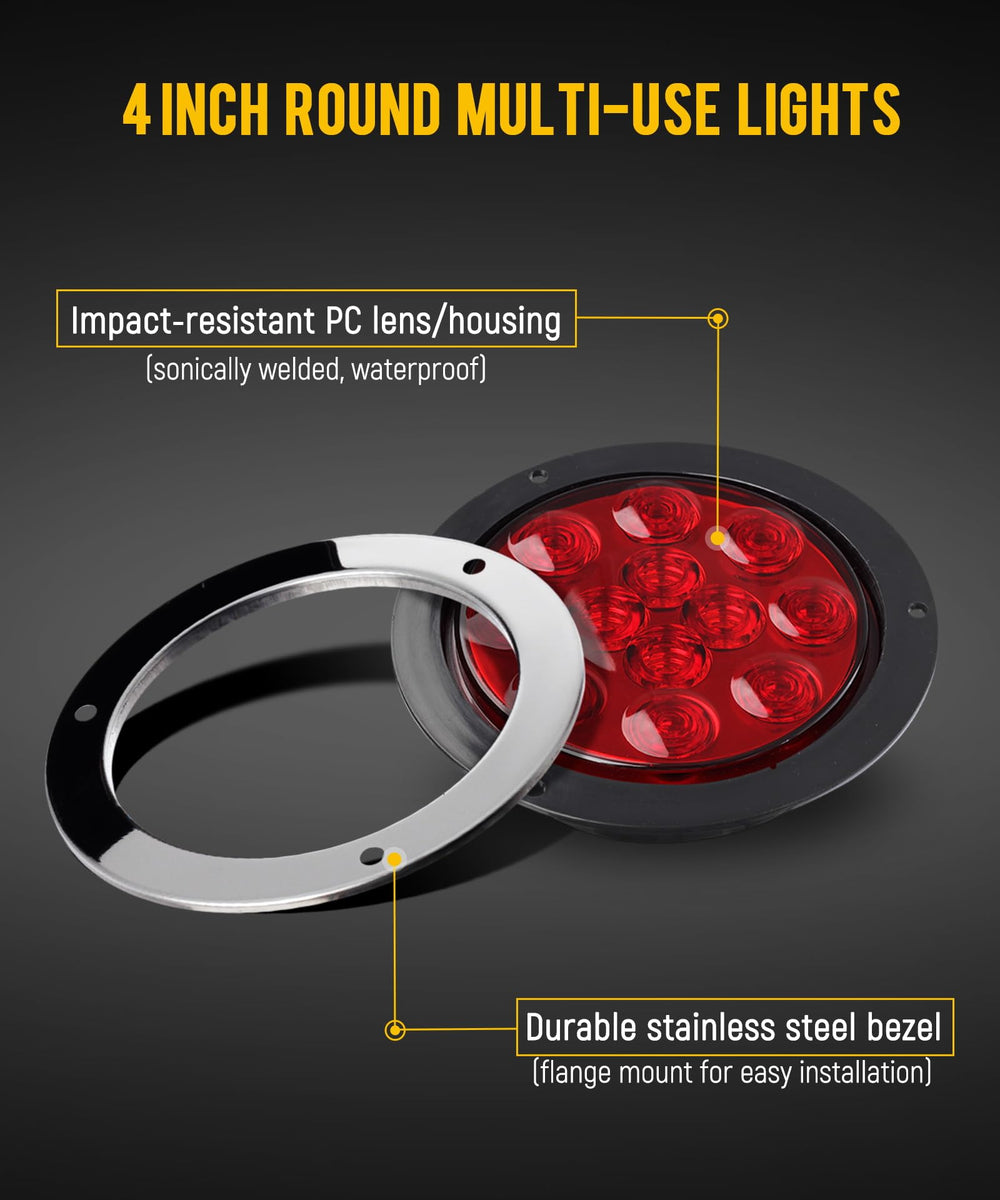 Partsam recessed flange mount profile showing flush installation benefit