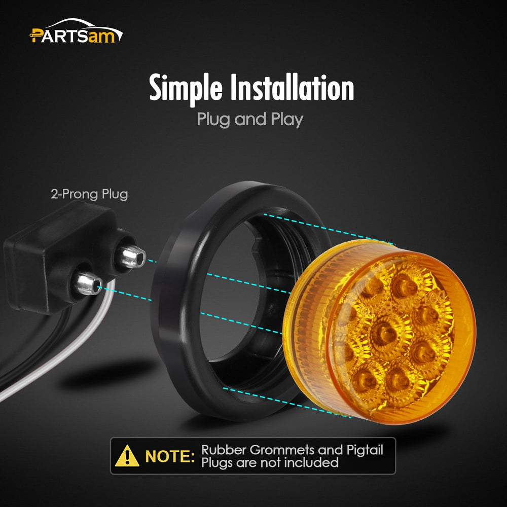 Partsam next to a ruler showing 2 inch size for accurate scale and straightforward replacement fit
