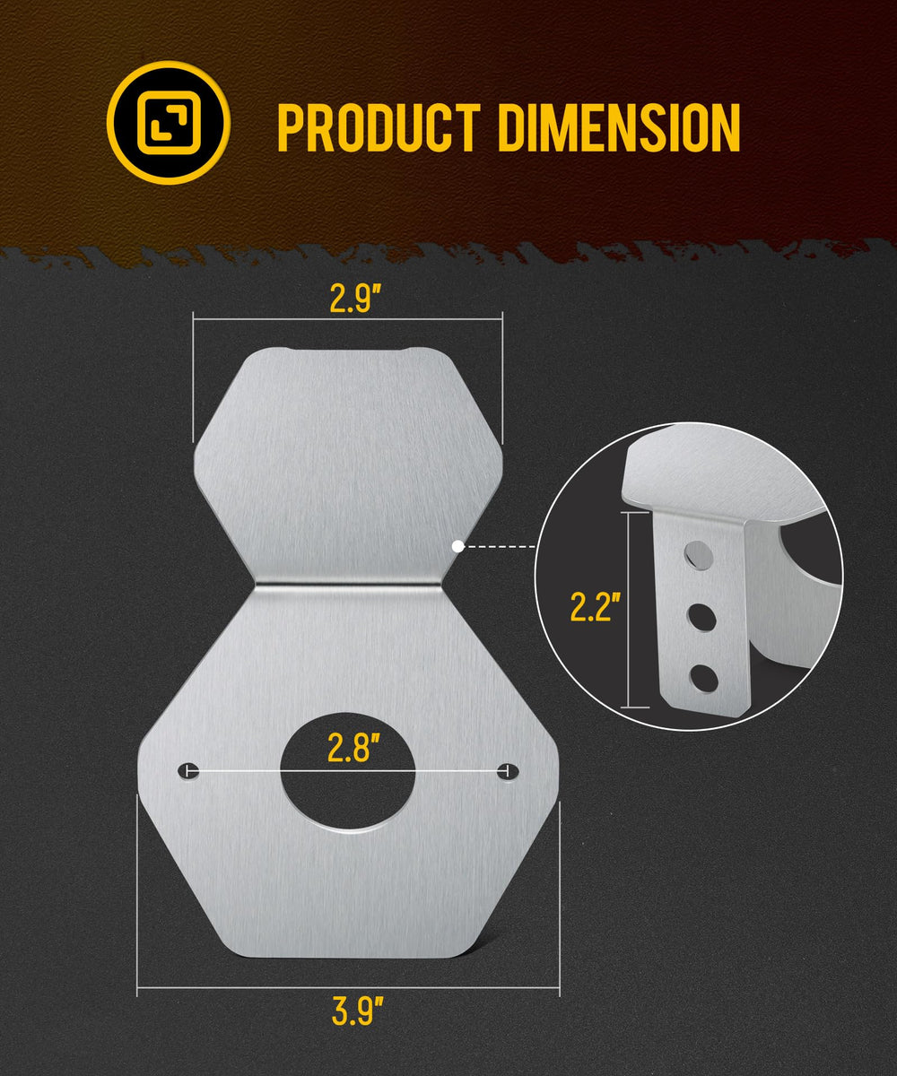 Partsam scale comparison next to ruler illustrating precise sizing for fitment