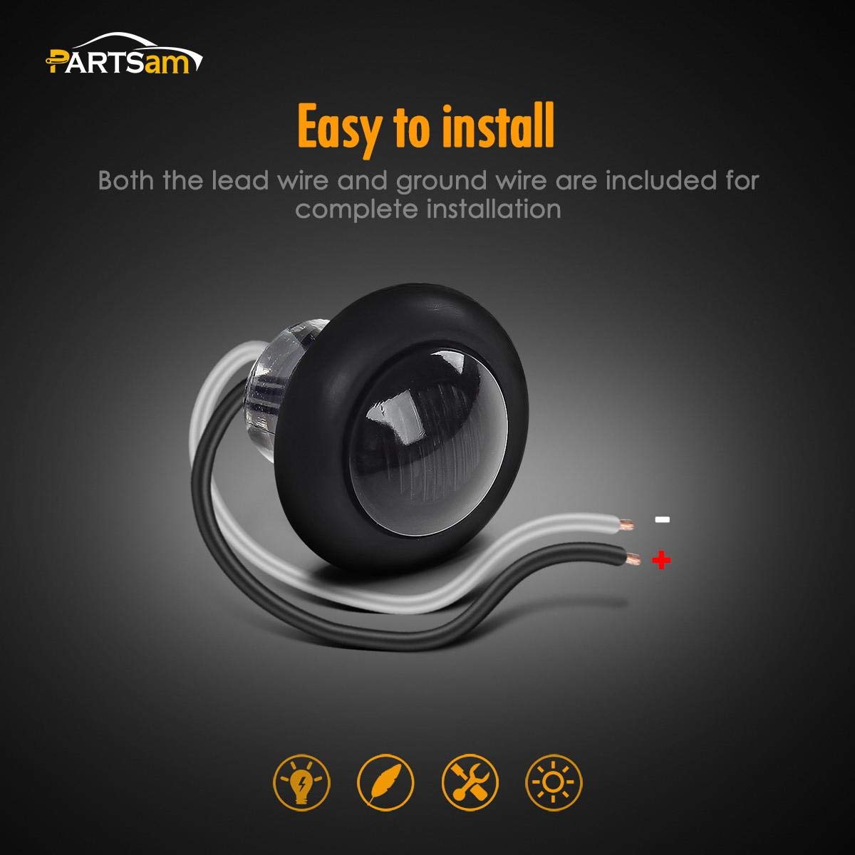 Partsam next to ruler showing 3/4" hole fit for accurate sizing during install