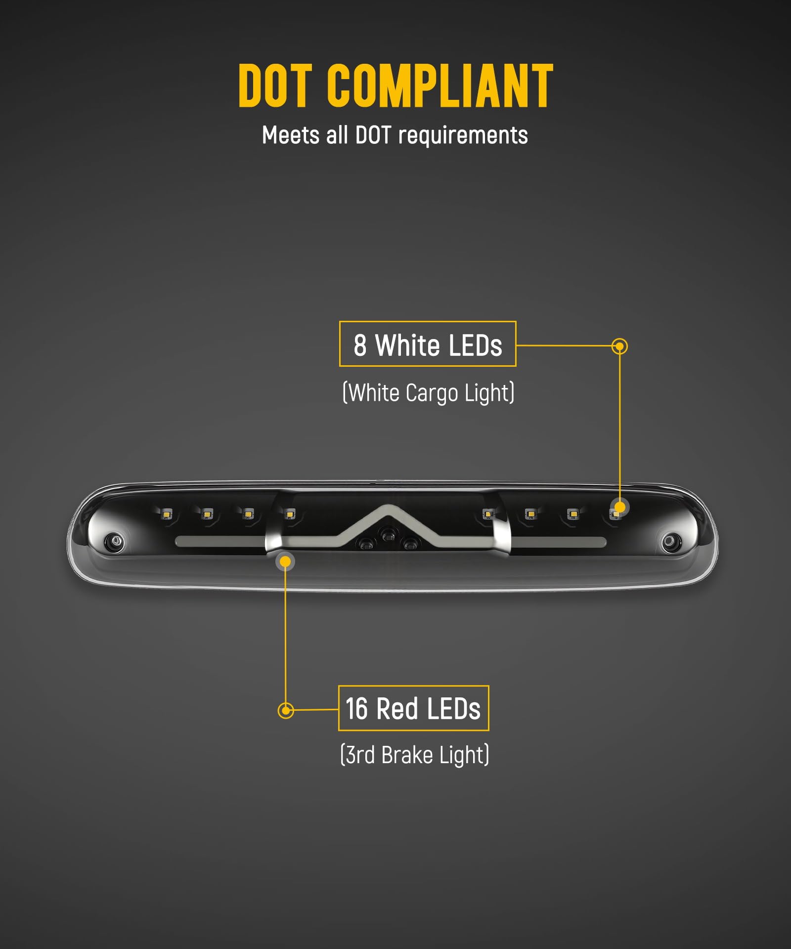 Partsam smoke lens close-up highlighting sleek appearance and clarity