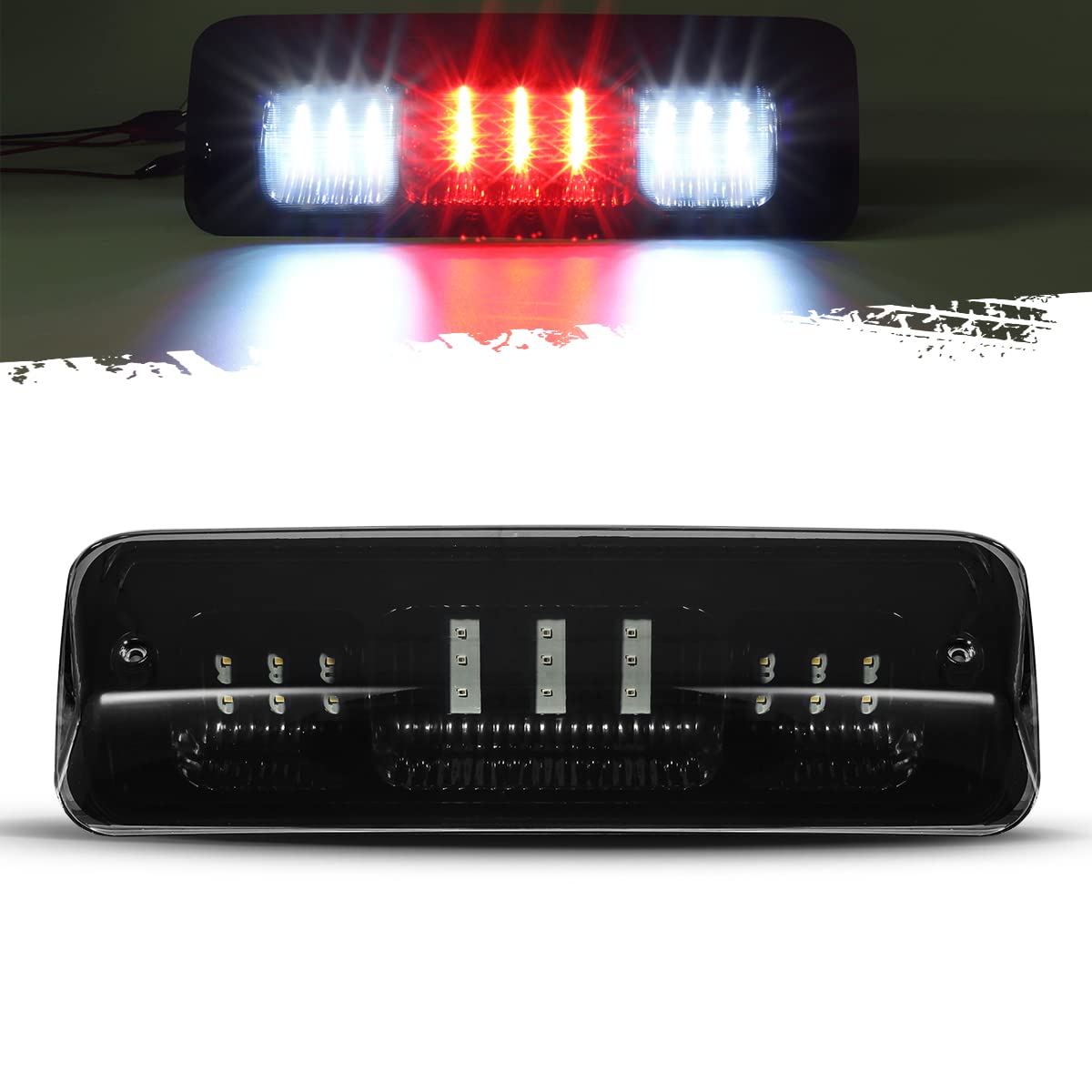 Partsam illuminated at night illustrating clear brake signaling and style