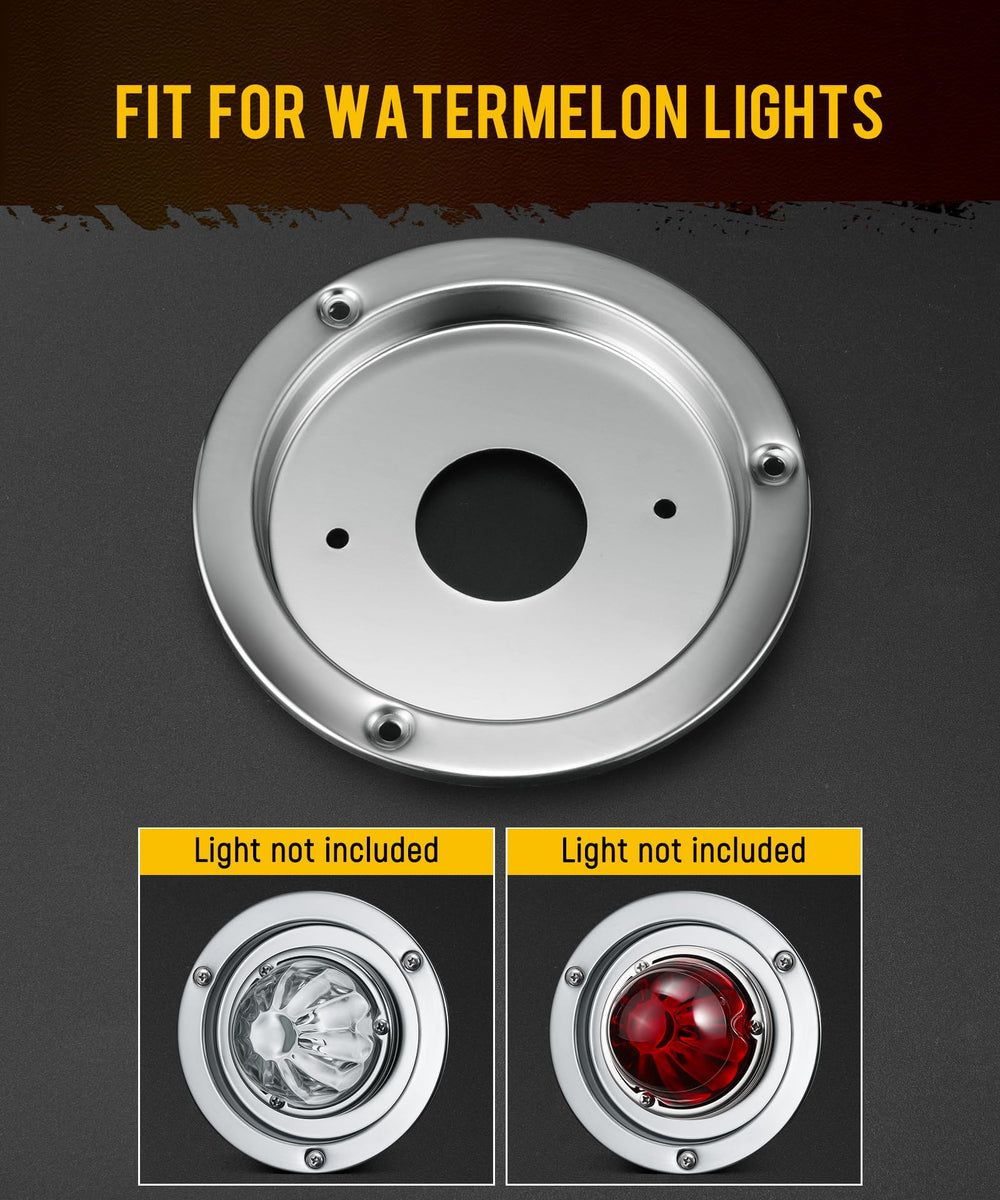 Partsam bezel with foam gasket and screws showing included hardware for easy installation benefit
