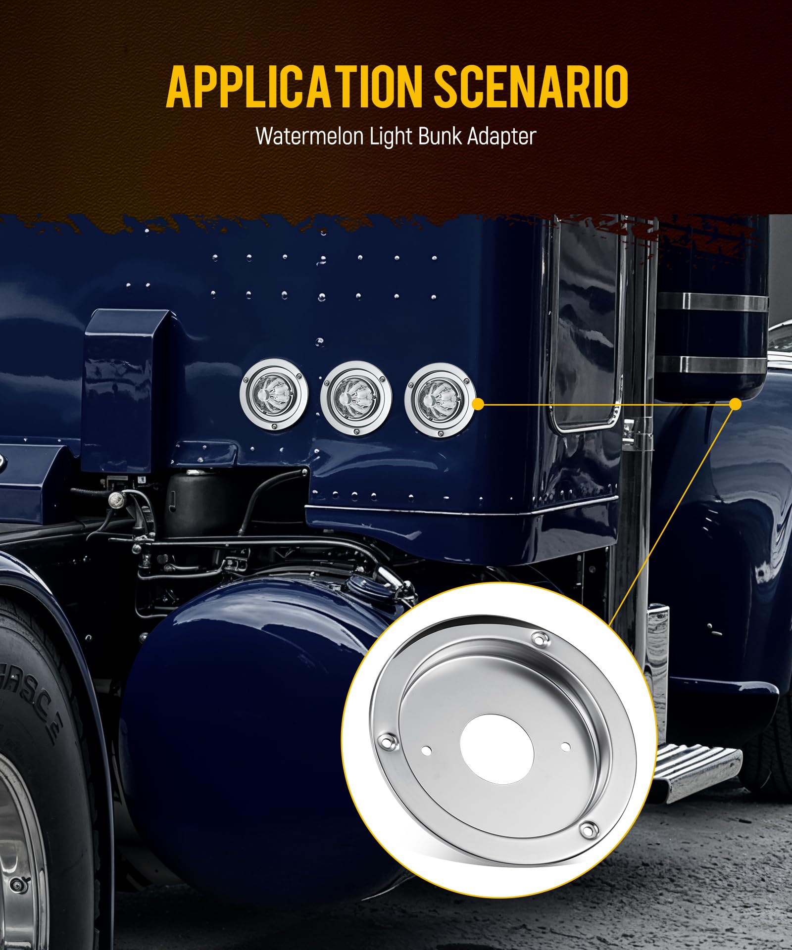 Partsam bezel side profile highlighting low-profile fit and protection benefit