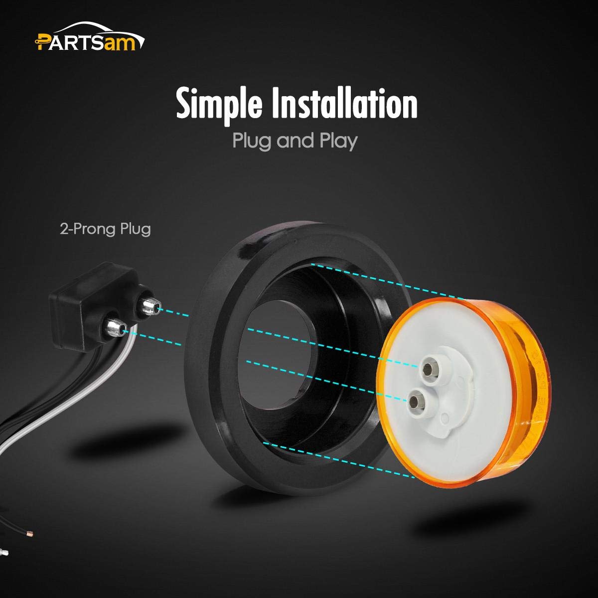 Partsam waterproof spray test demonstrating sealed protection