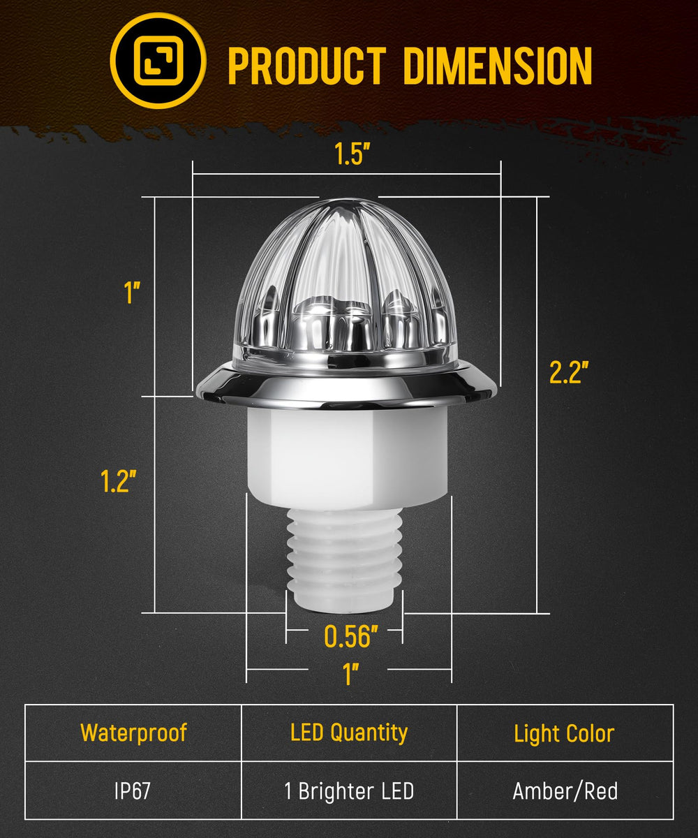 Partsam light under running water demonstrating IP67 waterproof protection for durability