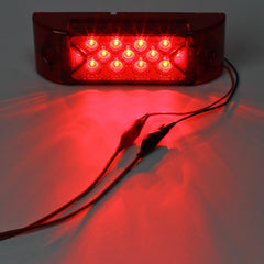 Partsam backside with red and black leads ready for hardwired 12V installation