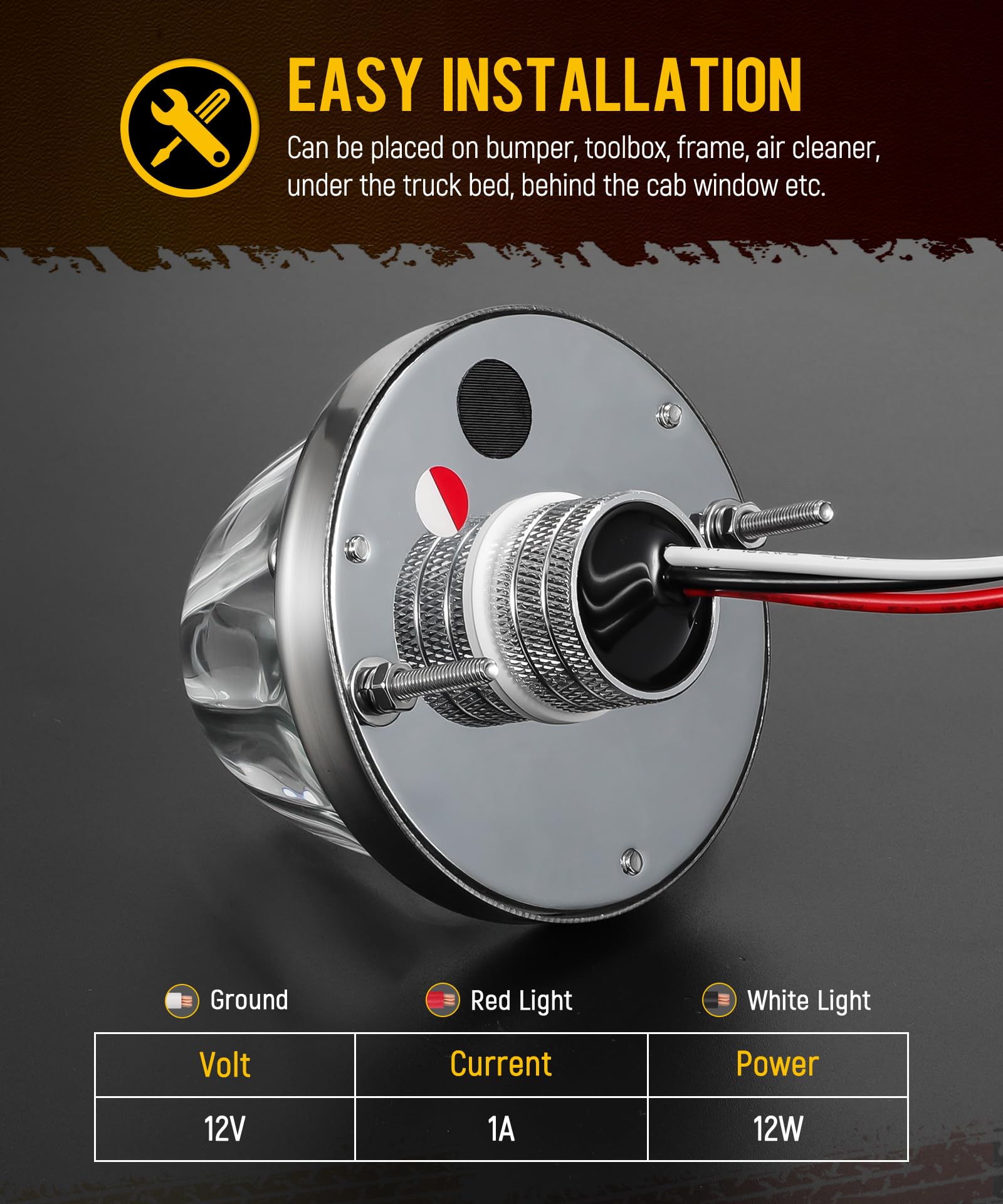 Partsam wiring leads with color codes for easy installation and correct connections