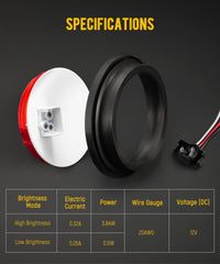 Partsam wiring plug and rubber grommet shown for fast installation and sealed fit