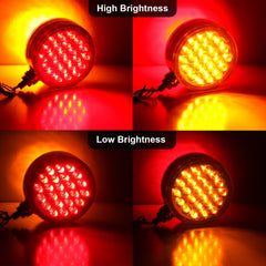 Partswcgg close-up of the 48-LED array highlighting bright illumination and durability