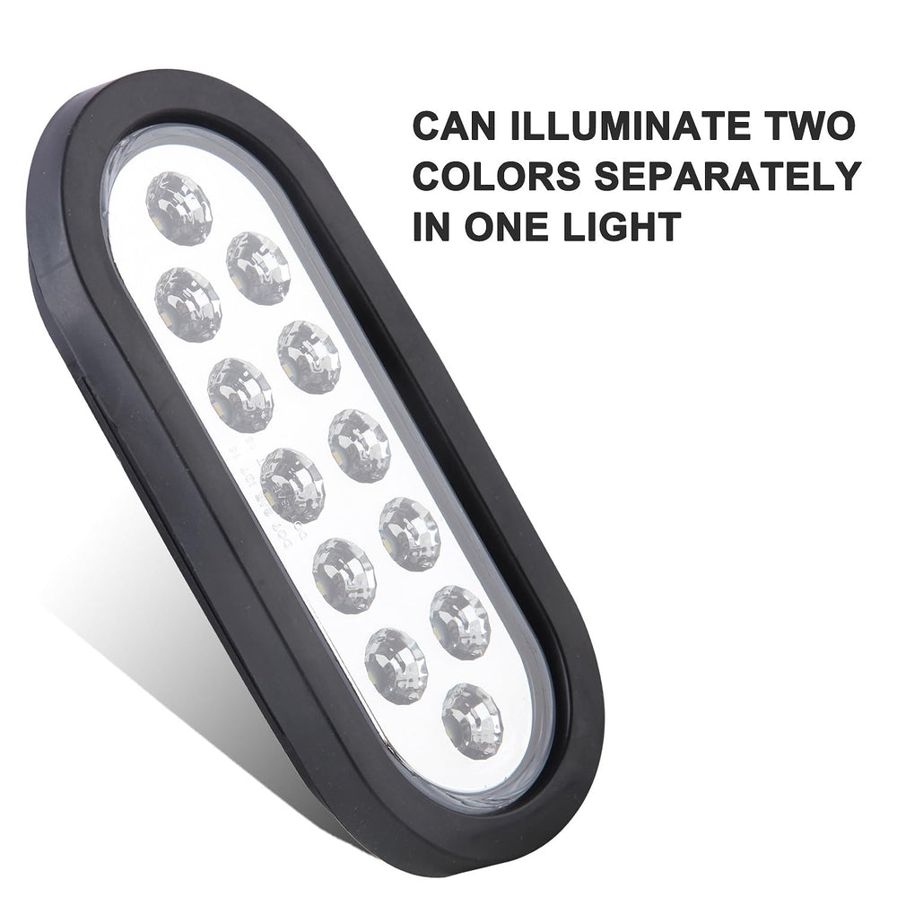 Partswcgg close-up of LED lens and sealing, highlighting durable waterproof build