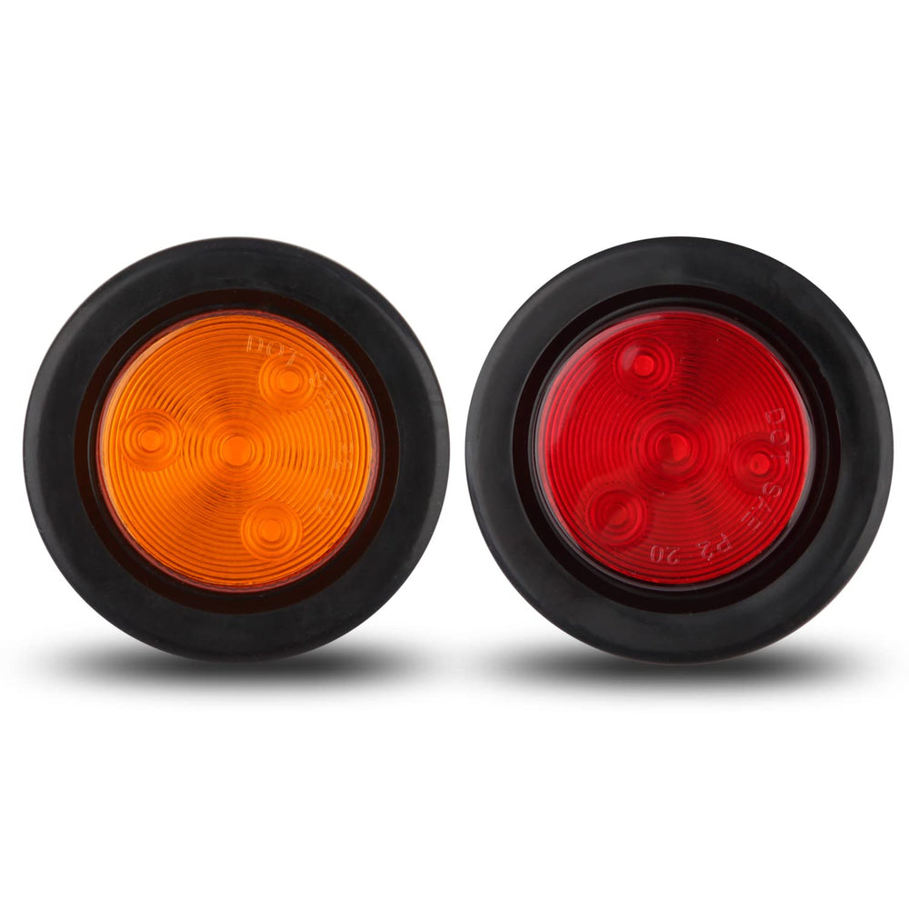 Partswcgg close-up of lens and four LEDs highlights bright visibility benefit
