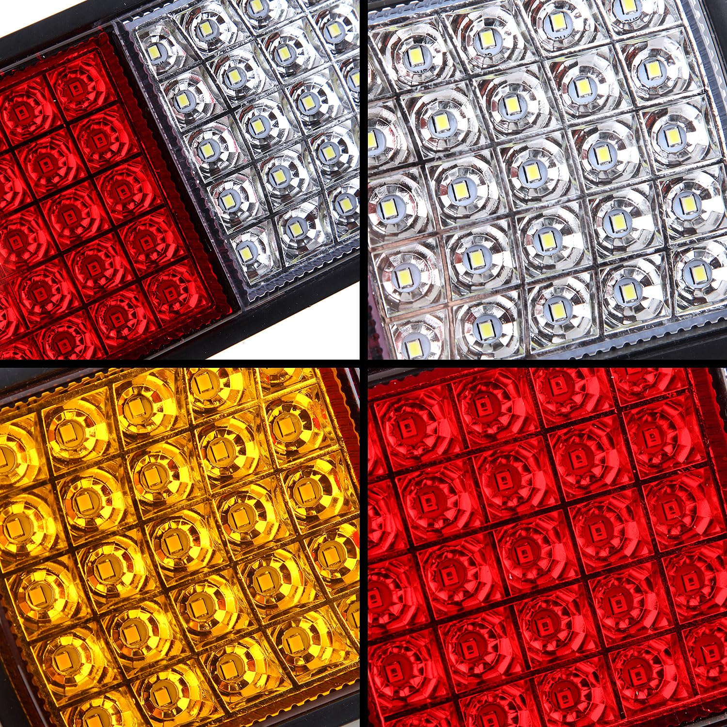 Partswcgg close-up of LED lens and reflector boosting light output and clarity
