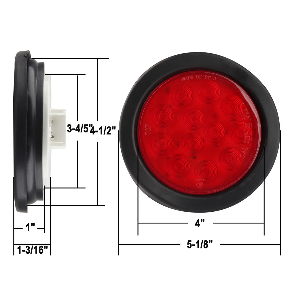 Partswcgg grommet and 3-prong pigtail detail for fast, secure installation