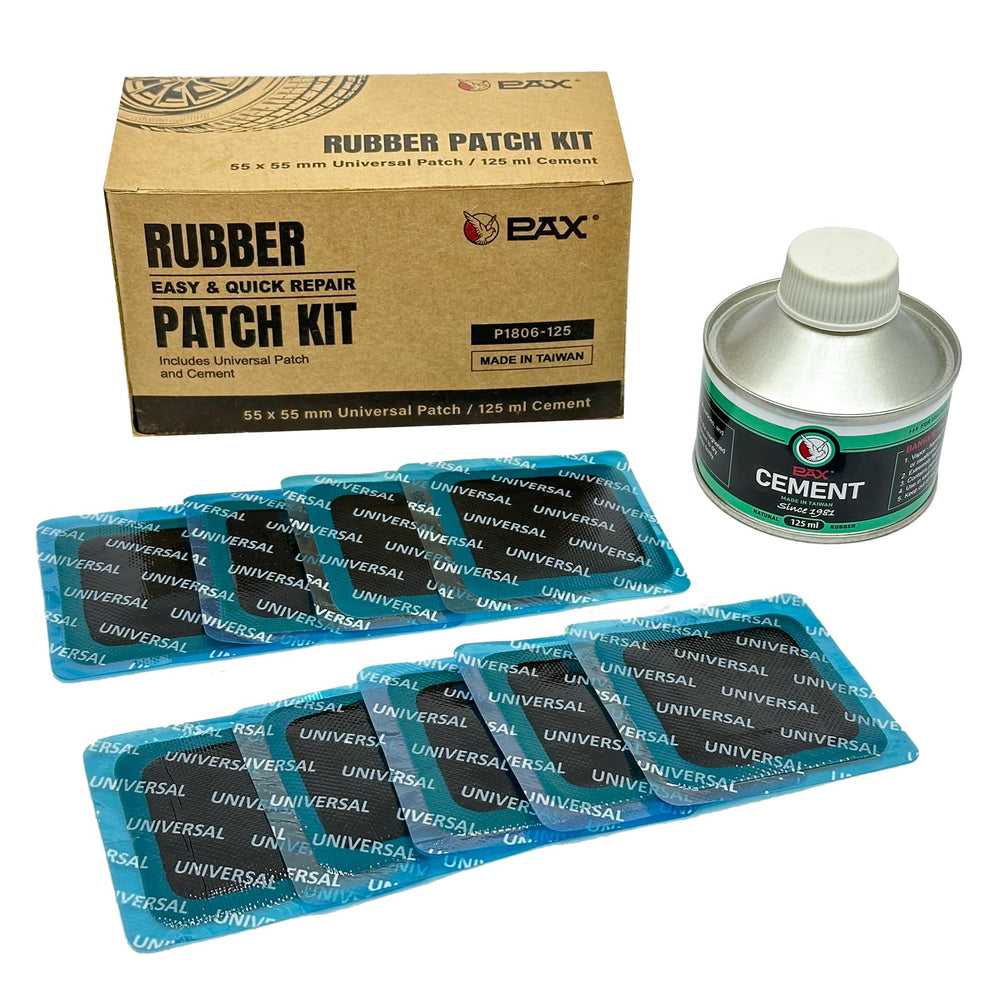 PAX front packaging with kit contents visible and organized for quick repairs