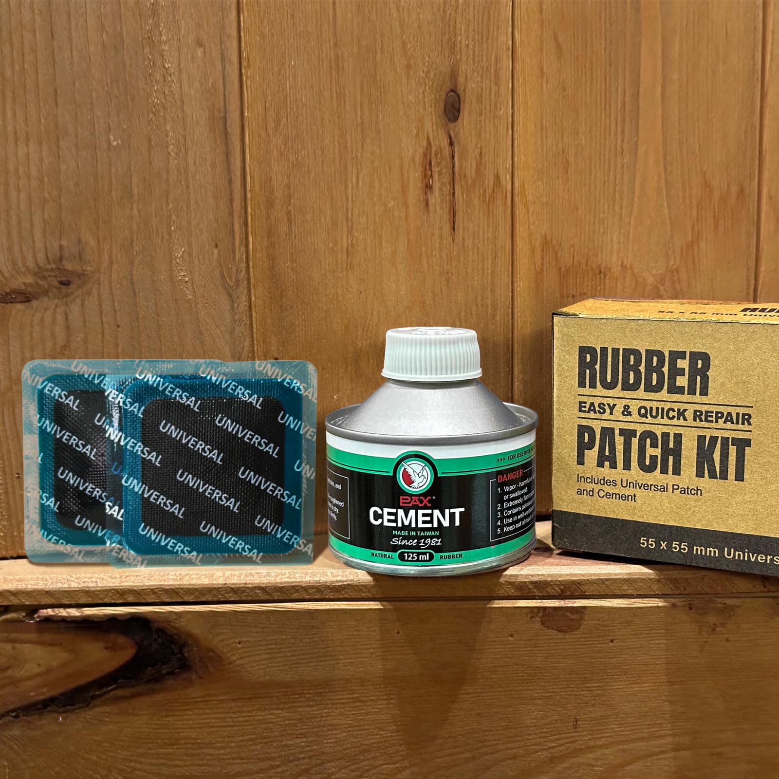 PAX kit staged during roadside bike repair showing portability and readiness