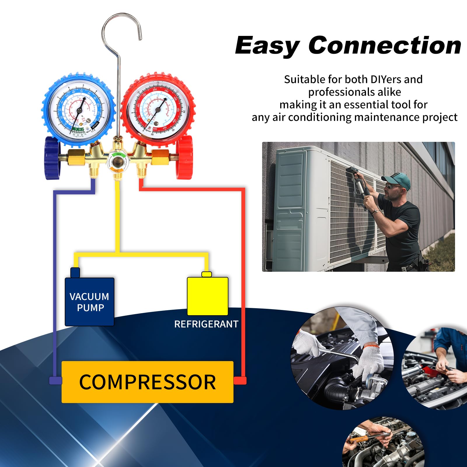 PB Motor Tech 1/4 inch straight quick couplers and brass fittings ensuring fast secure hookups