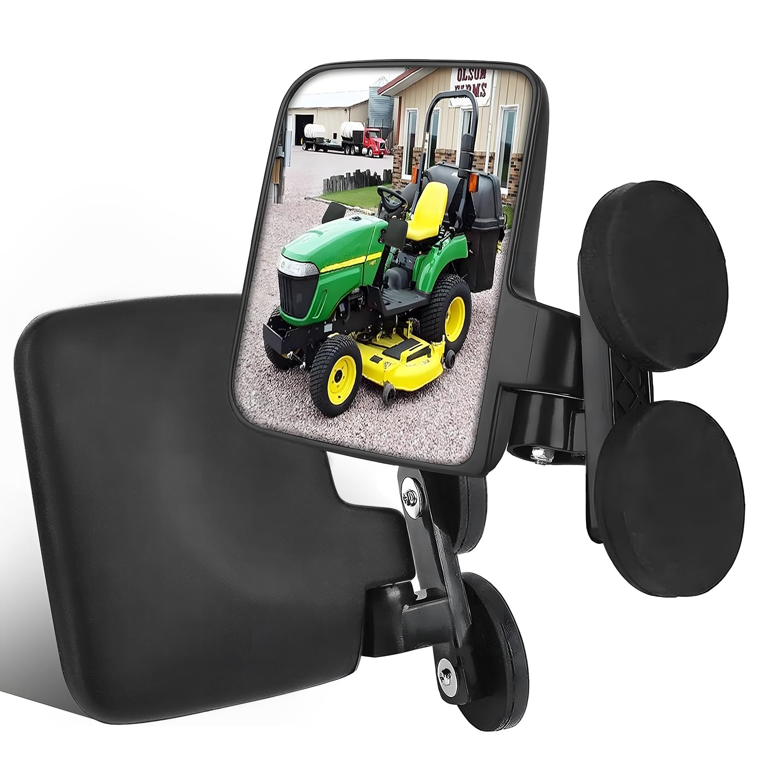 pbsee front view on tractor showing improved rear visibility