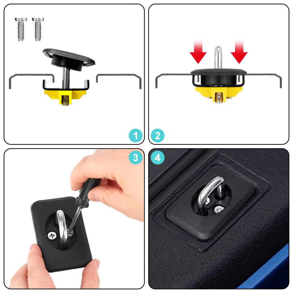 pbsee ring lifted ready for strap showing easy access when hauling