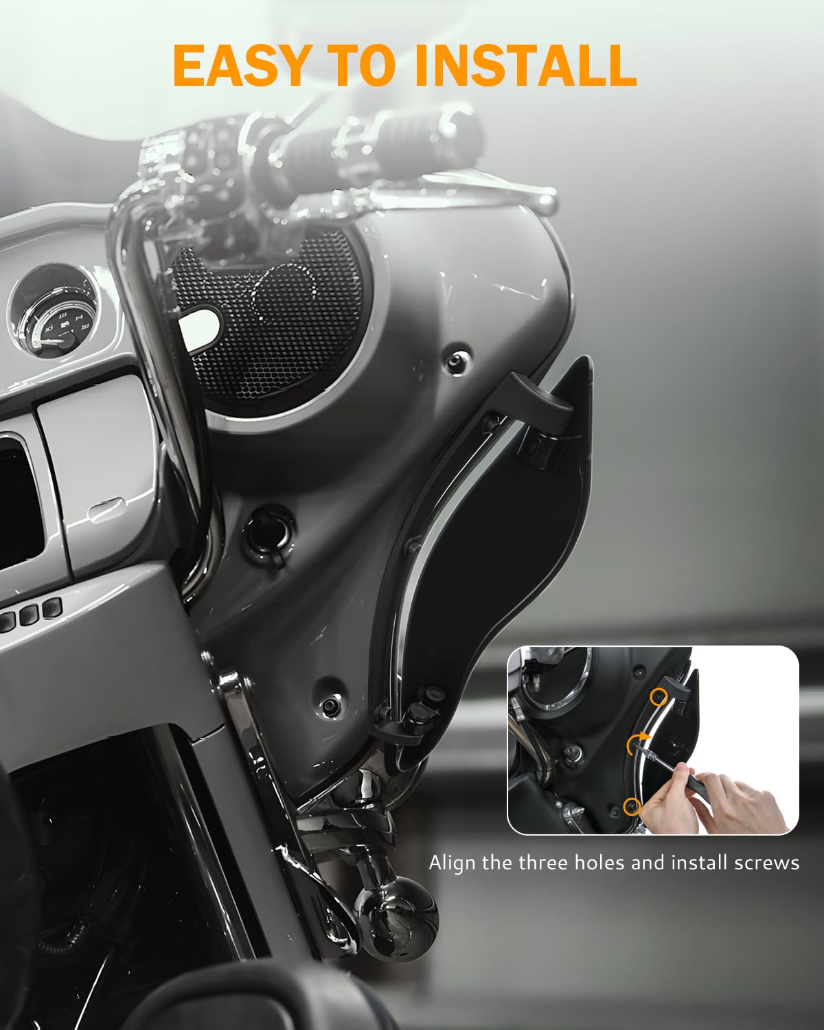 PBYMT lifestyle shot on open road showing rider comfort improvement