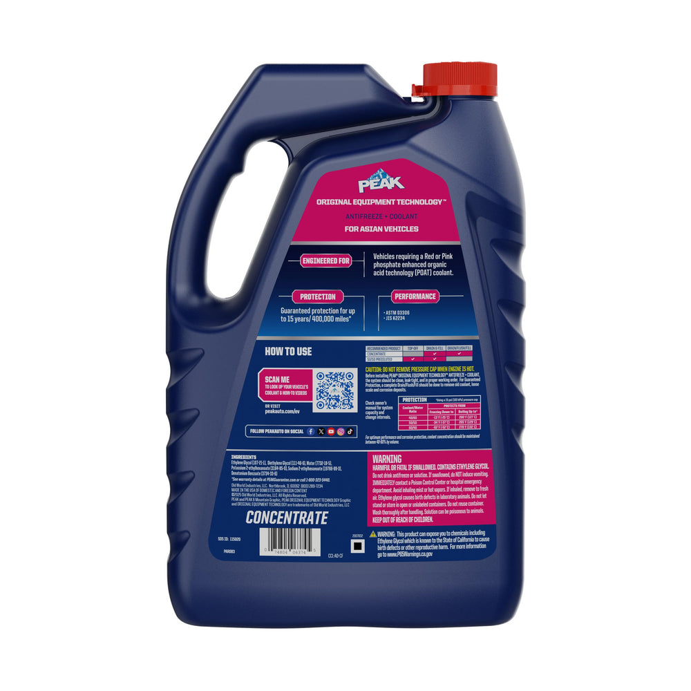 PEAK concentrate close-up texture emphasizing smooth mixability and clarity