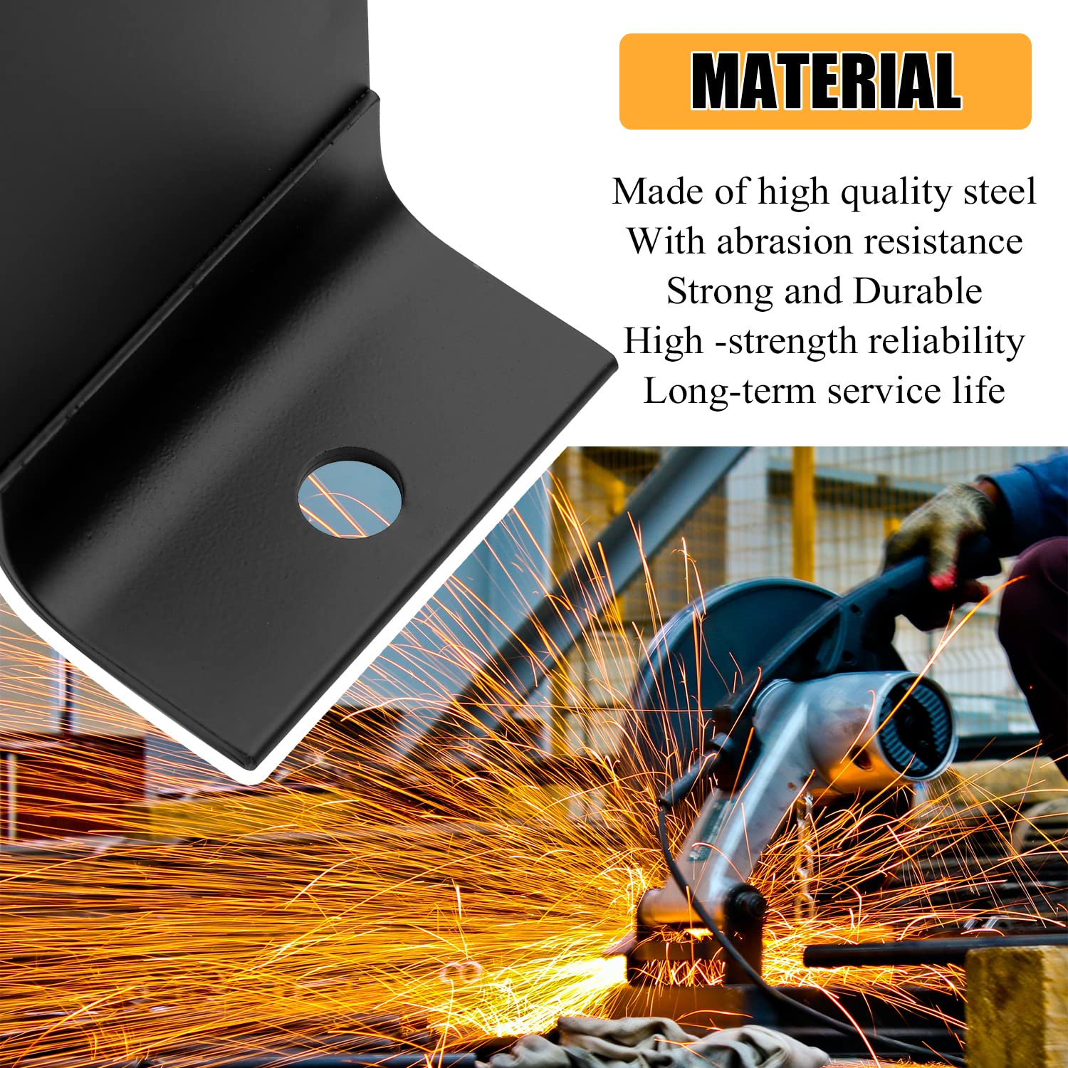 PEATOVIE close up of weld and steel for durable corrosion resistance