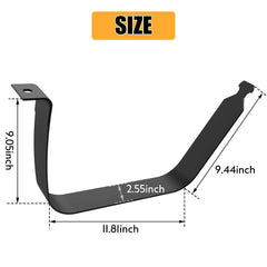 PEATOVIE side profile with dimensions to verify vehicle compatibility