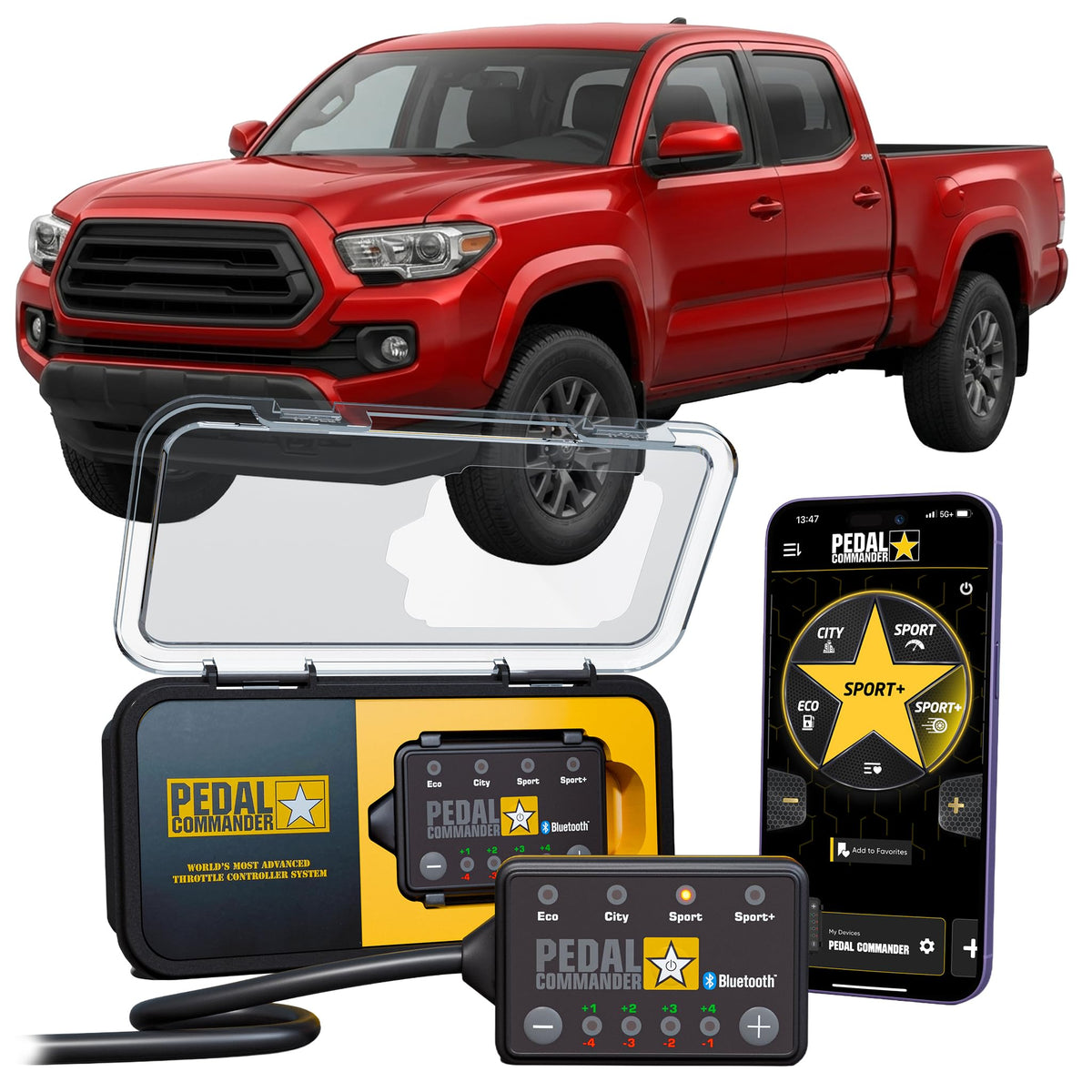 PEDAL COMMANDER front unit showing compact design and easy install benefit
