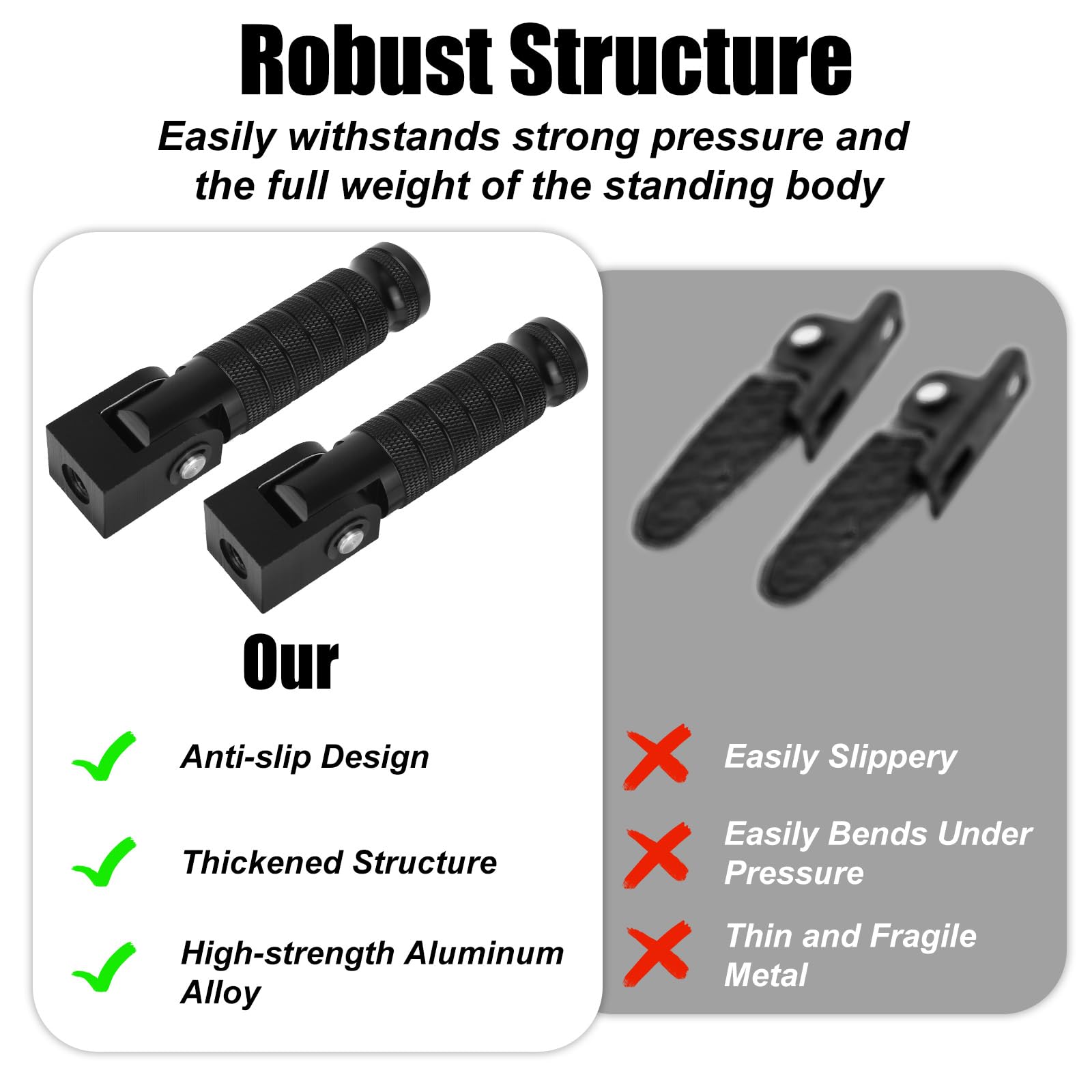 Penitue aluminum alloy and steel fastener detail for durable build