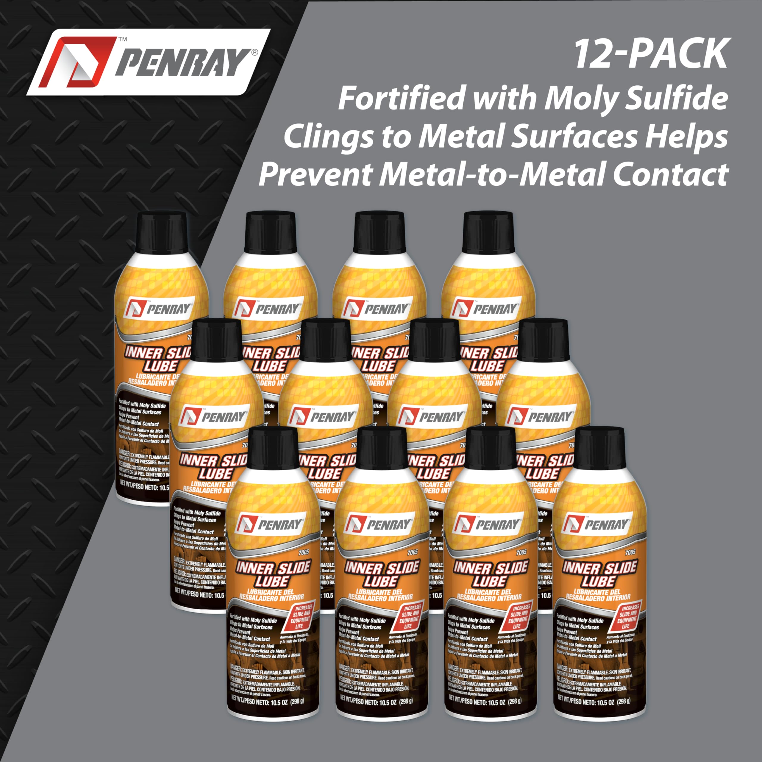 PENRAY case on industrial shelf indicating bulk supply for fleet maintenance