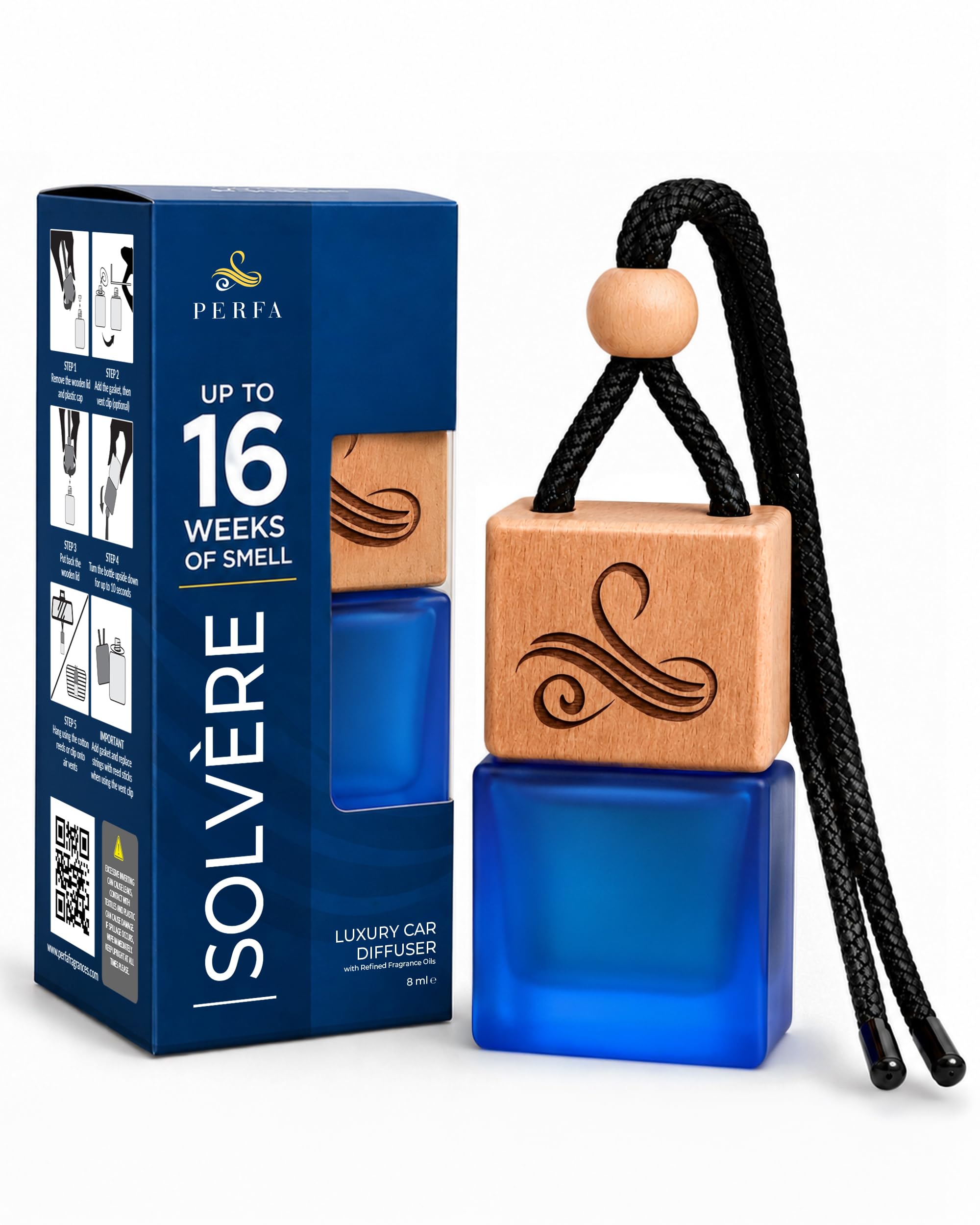 Perfa front packaging showing Solvère-inspired scent and premium look