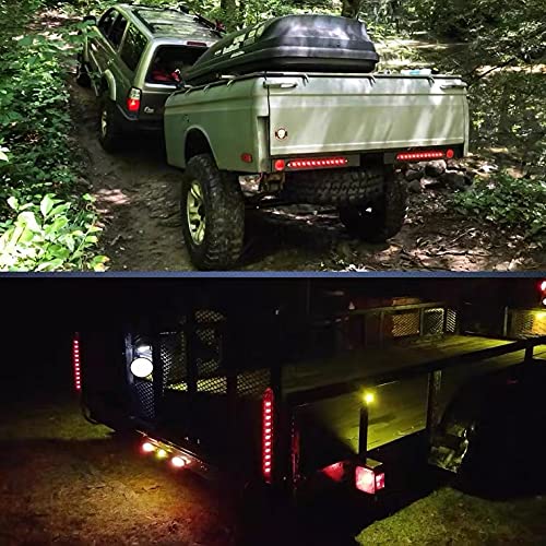 PerfecTech nighttime demonstration of brake and turn signal visibility