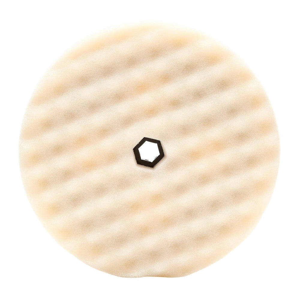 Perfect-It 3M 05706 front view showing white foam pad and benefits of wide coverage