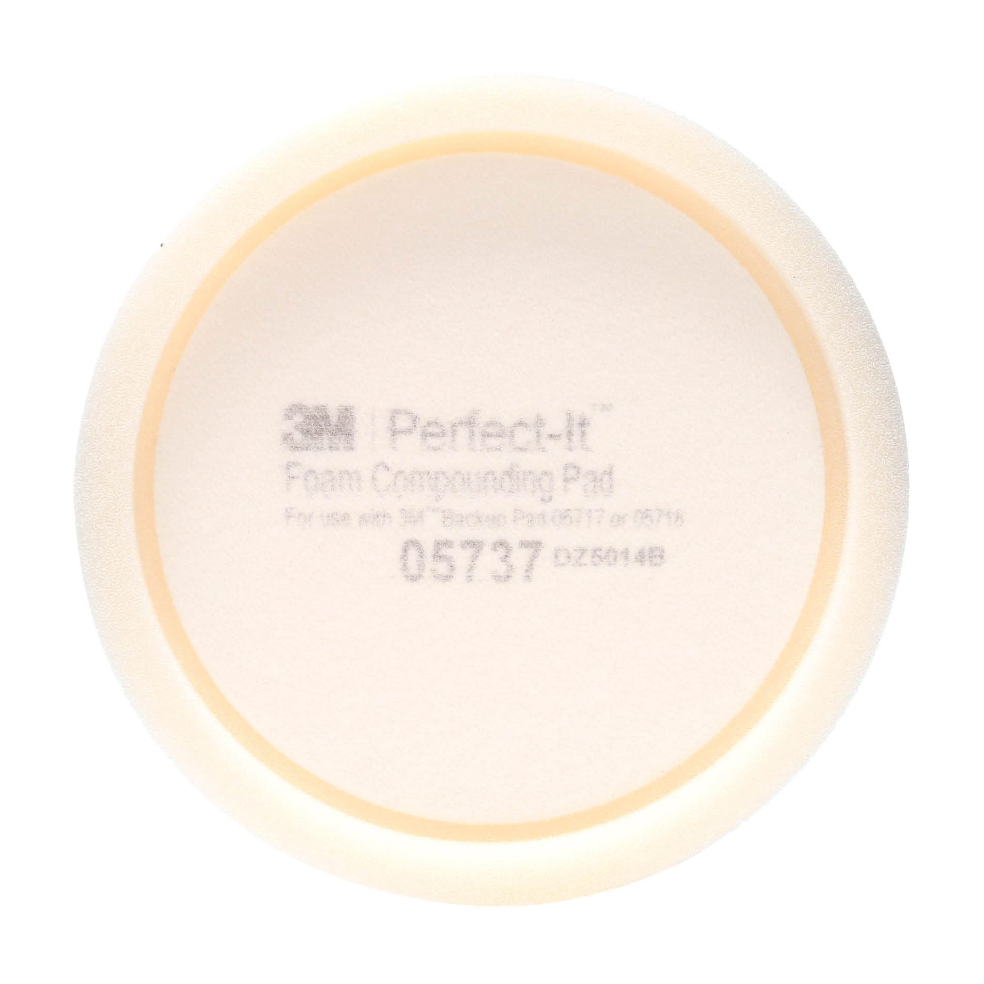 Perfect-It convolution foam close-up showing compound retention benefit