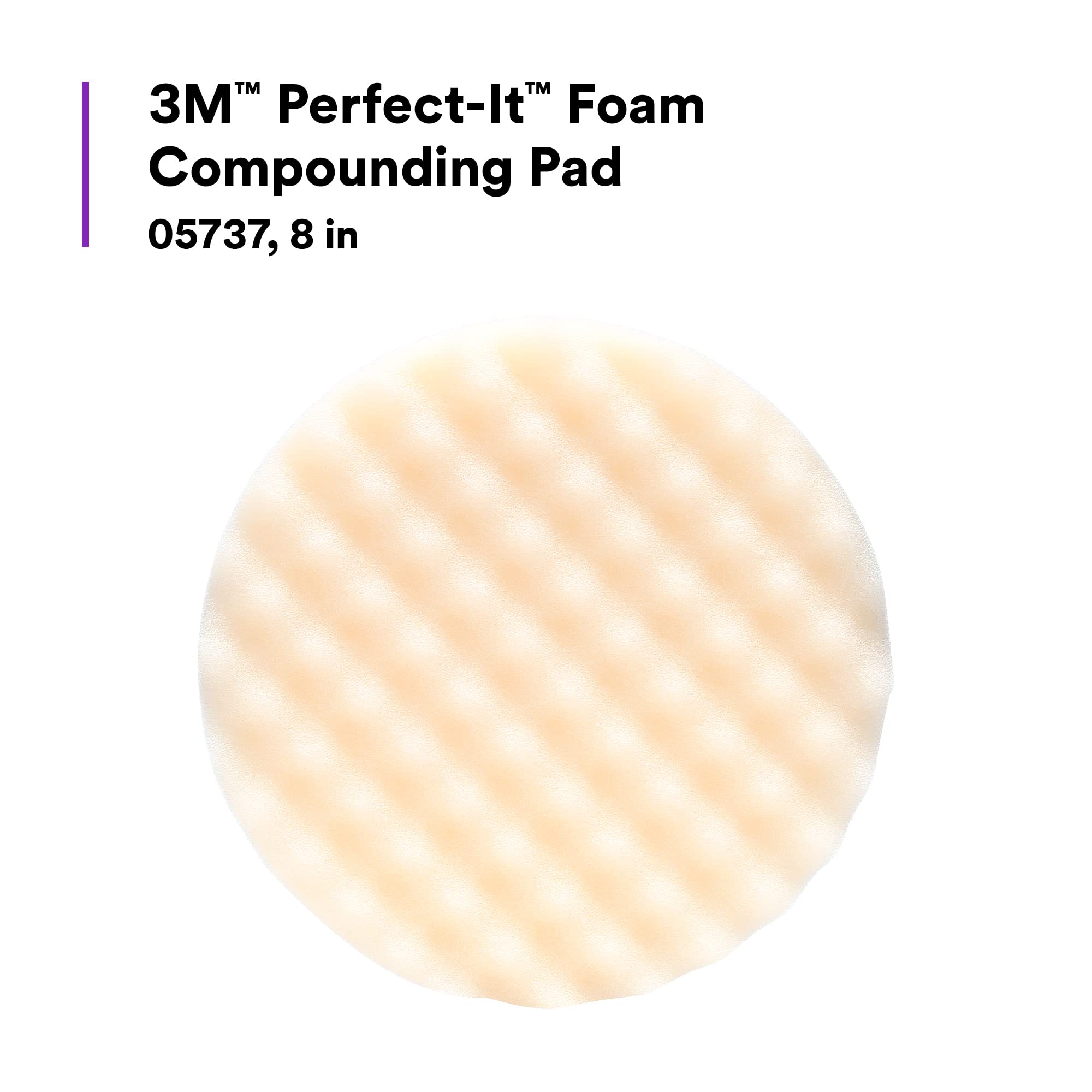 Perfect-It hooked to backing pad illustrating quick attachment benefit