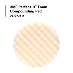 Perfect-It hooked to backing pad illustrating quick attachment benefit