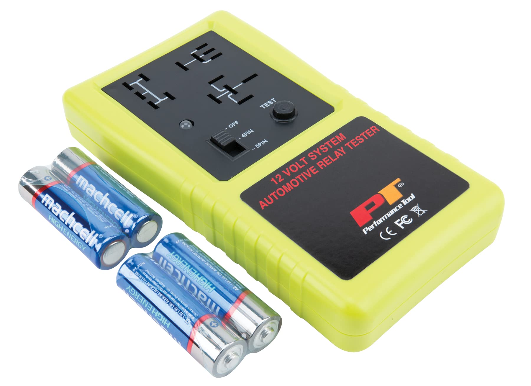 Performance Tool LED indicator close-up showing green and red lights for fast results