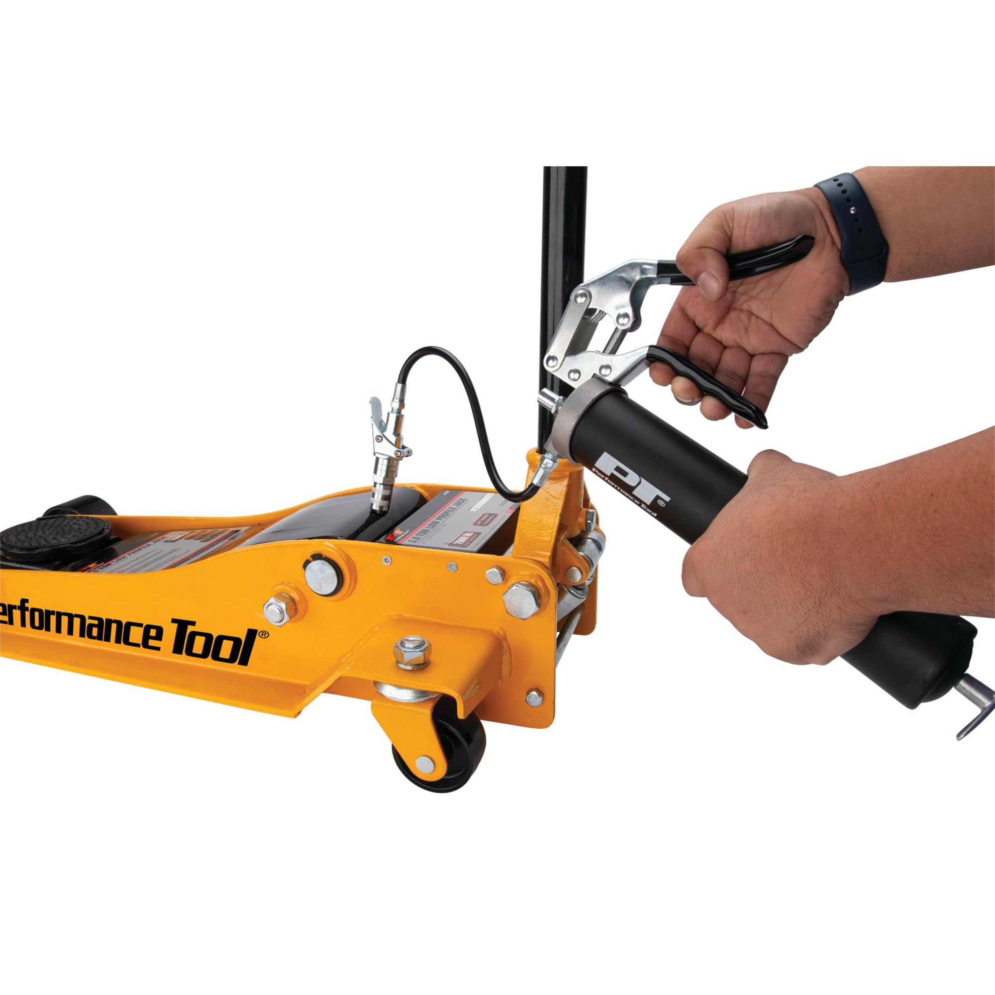 Performance Tool shown in hand for size comparison, easy access in tight spaces