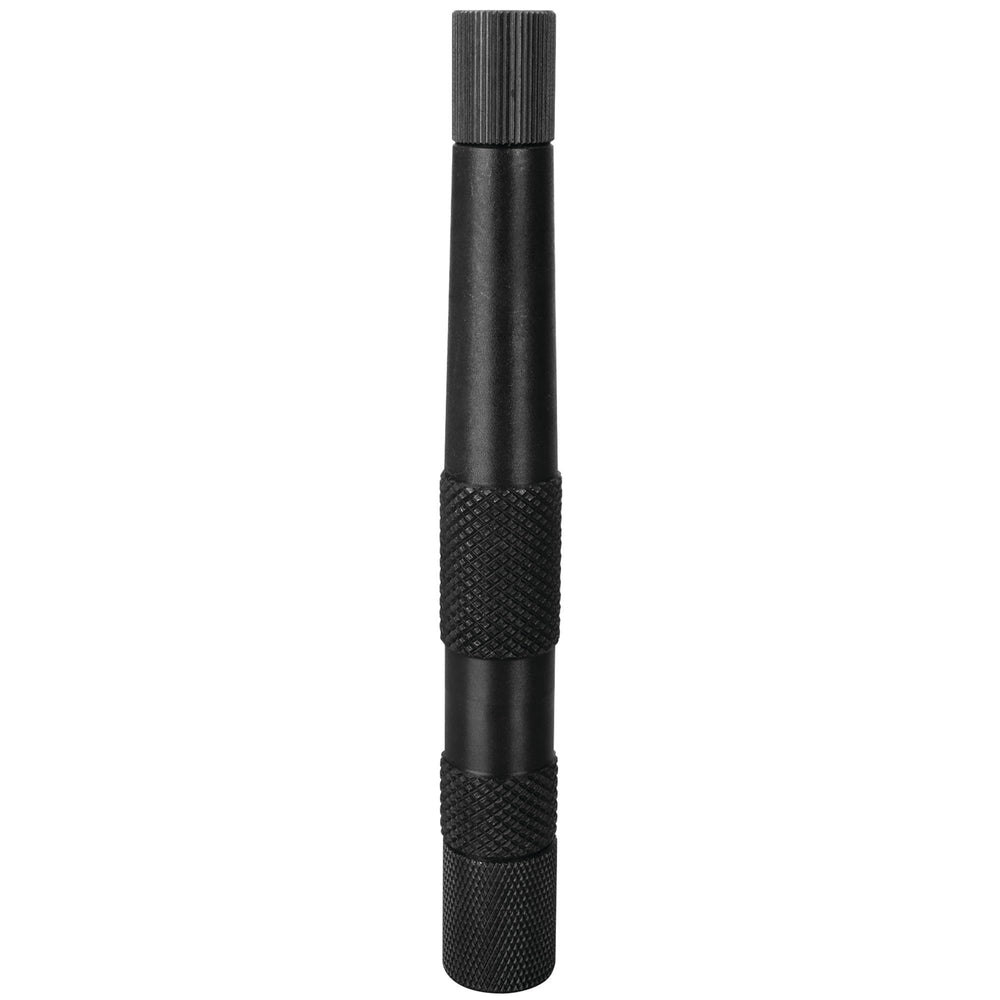 Performance Tool W54209 in use on an angled zerk fitting clearing clogged grease quickly
