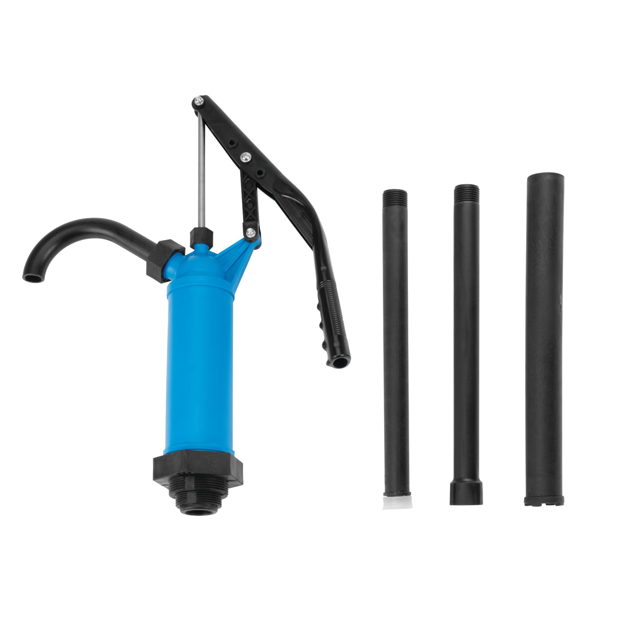 Performance Tool shaft and discharge nozzle showing durable pickup for drums